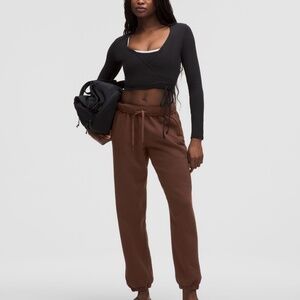 Lululemon scuba mid rise oversized joggers size small